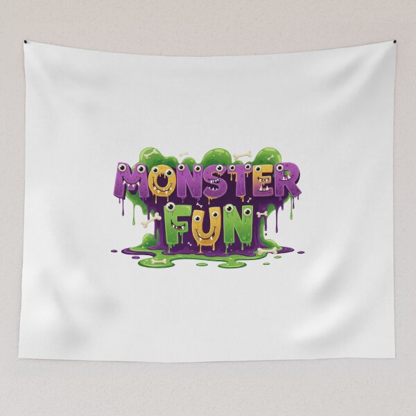 Item preview, Monster Fun - Spooky Bones & Slime designed and sold by Happyfreedom.
