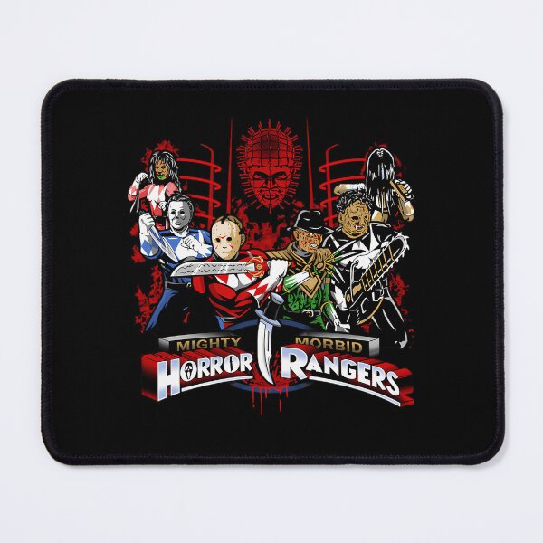 Item preview, Mighty Morbid Horror Rangers Parody Funny Halloween designed and sold by ButterflyMak.