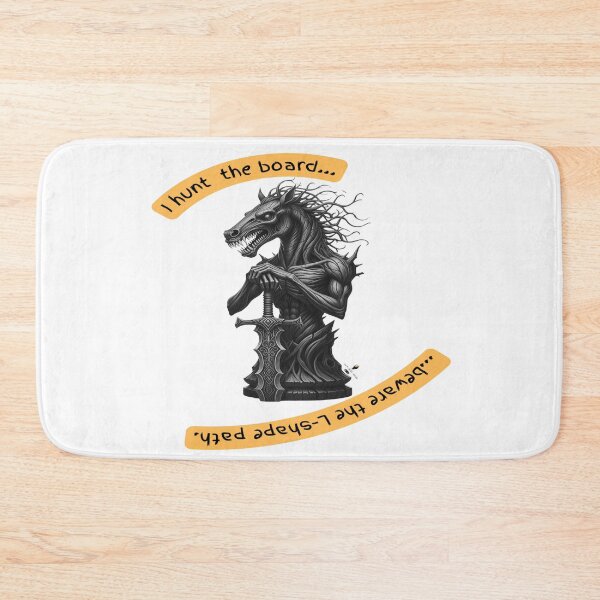 Item preview, Haunted Chess Knight – “I Hunt the Board” Design designed and sold by PawnShiftGoods.