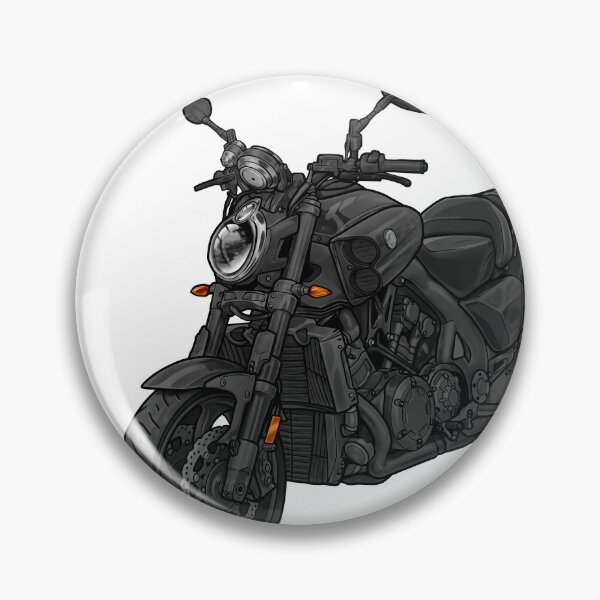 Item preview, Yamaha V-Max 1700 2019-2020 (Matte Raven Black) for Motorcycle Riders designed and sold by MotoApparelHub.