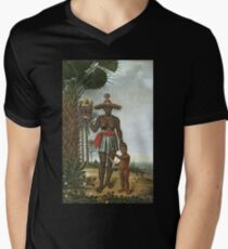 HD African Woman, by Albert Eckhout (6 of 8) HIGH DEFINITION Men's V-Neck T-Shirt