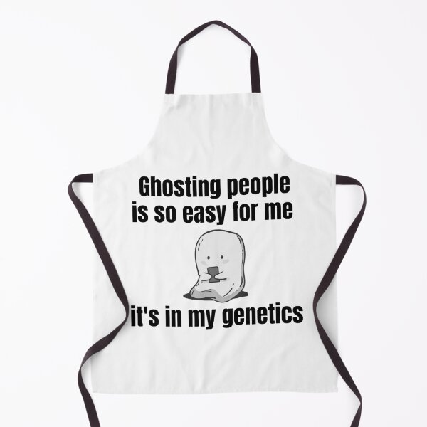 Item preview, Ghosting People is so Easy for me It's in My Genetics | Lazy Introvert Ghost on Phone – Funny Spooky Halloween Design designed and sold by luckyhue.
