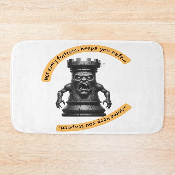 Item preview, Haunted Chess Rook – “Not Every Fortress Keeps You Safe” Design designed and sold by PawnShiftGoods.