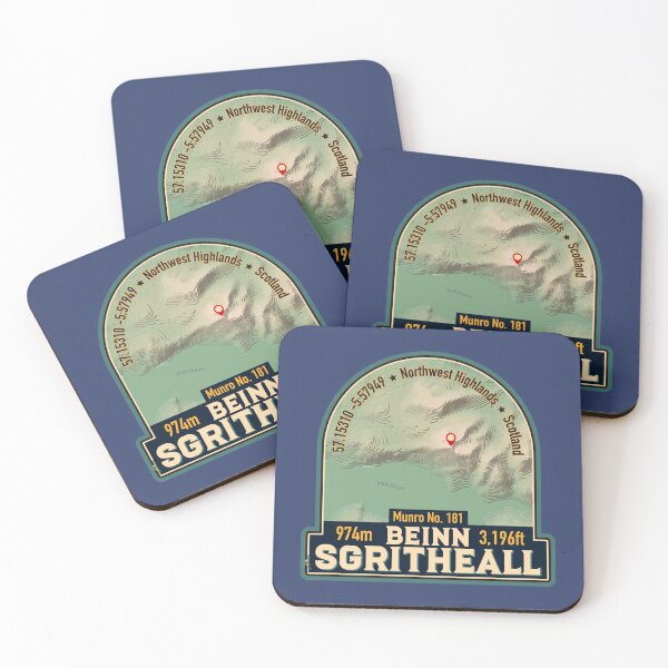 Item preview, Beinn Sgritheall, Ben Screel Highlands of Scotland Sticker T-Shirt 01 designed and sold by OuterShellUK.