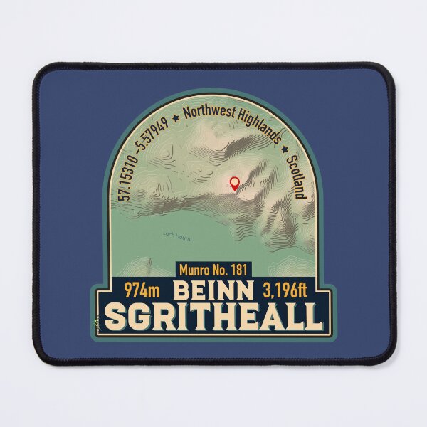 Item preview, Beinn Sgritheall, Ben Screel Highlands of Scotland Sticker T-Shirt 01 designed and sold by OuterShellUK.