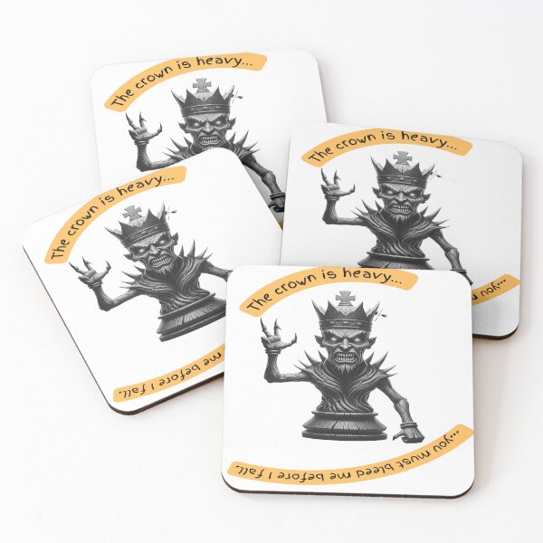 Item preview, Haunted Chess King – “The Crown is Heavy” Dark Design designed and sold by PawnShiftGoods.