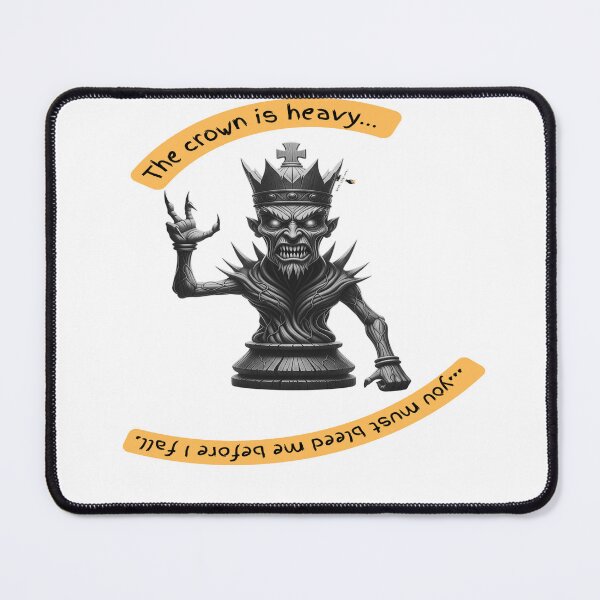 Item preview, Haunted Chess King – “The Crown is Heavy” Dark Design designed and sold by PawnShiftGoods.