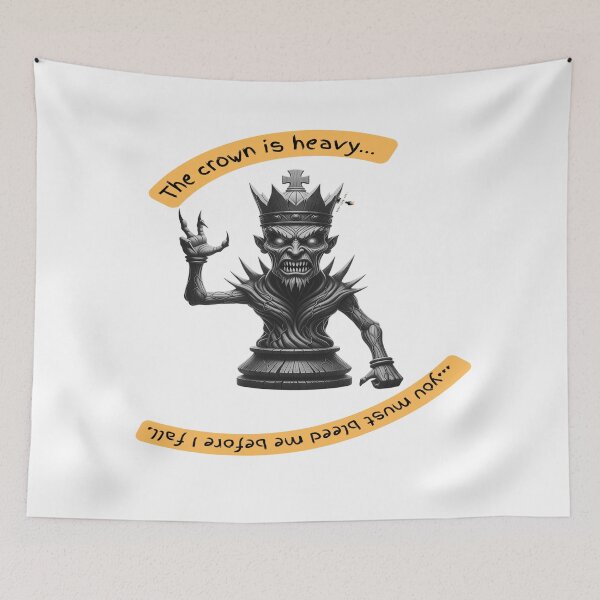 Item preview, Haunted Chess King – “The Crown is Heavy” Dark Design designed and sold by PawnShiftGoods.