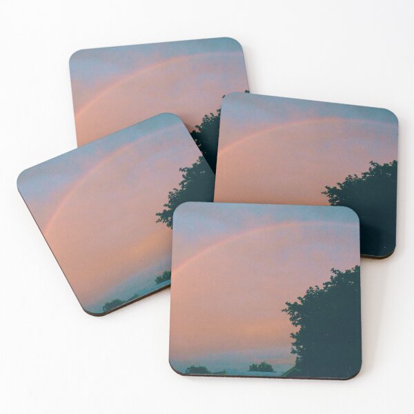Item preview, Sunset Rainbow Over Trees designed and sold by MercerImages.