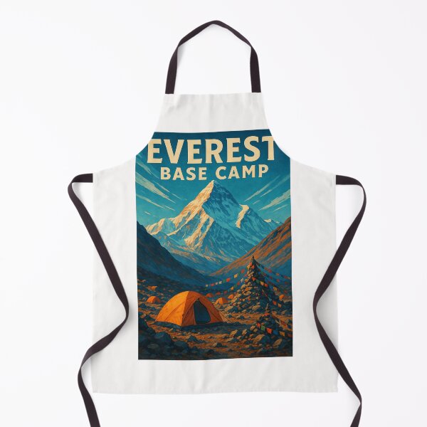 Item preview, Mount Everest Base Camp Himalayan Landscape Poster designed and sold by Places On Earth.