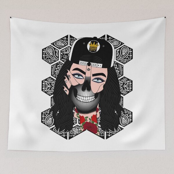 Item preview, Skull Hand Girl, Tattoo designed and sold by DESTRATOR_DE.