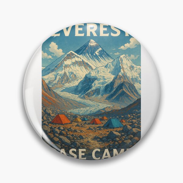 Item preview, Everest Base Camp with Prayer Flags and Himalayan Peaks designed and sold by Places On Earth.
