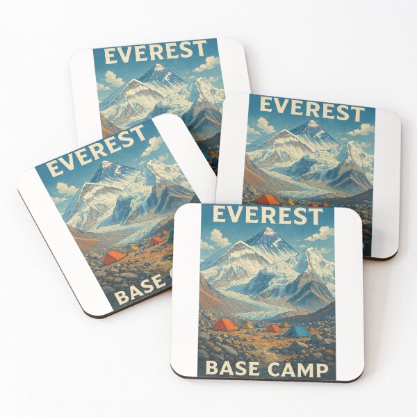 Item preview, Everest Base Camp with Prayer Flags and Himalayan Peaks designed and sold by Places On Earth.