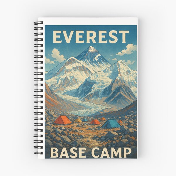 Item preview, Everest Base Camp with Prayer Flags and Himalayan Peaks designed and sold by Places On Earth.
