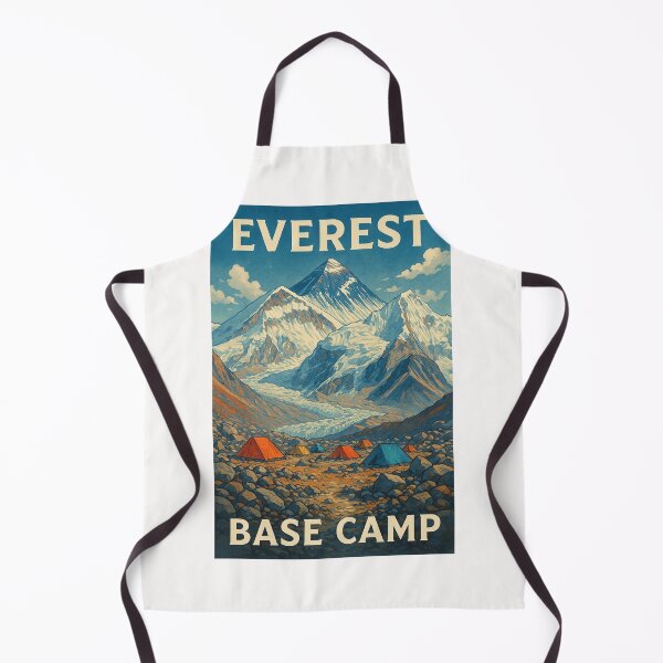 Item preview, Everest Base Camp with Prayer Flags and Himalayan Peaks designed and sold by Places On Earth.