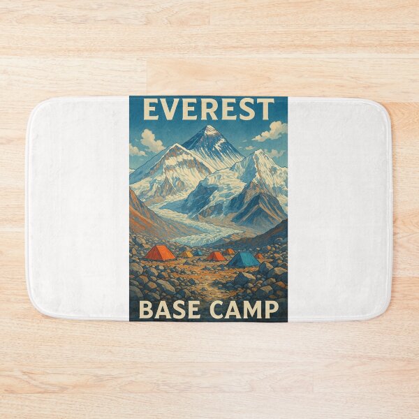 Item preview, Everest Base Camp with Prayer Flags and Himalayan Peaks designed and sold by Places On Earth.
