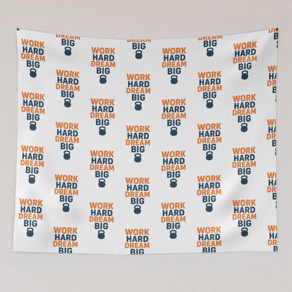 Item preview, Work Hard Dream Big Motivational  designed and sold by Fitnessandyoga.