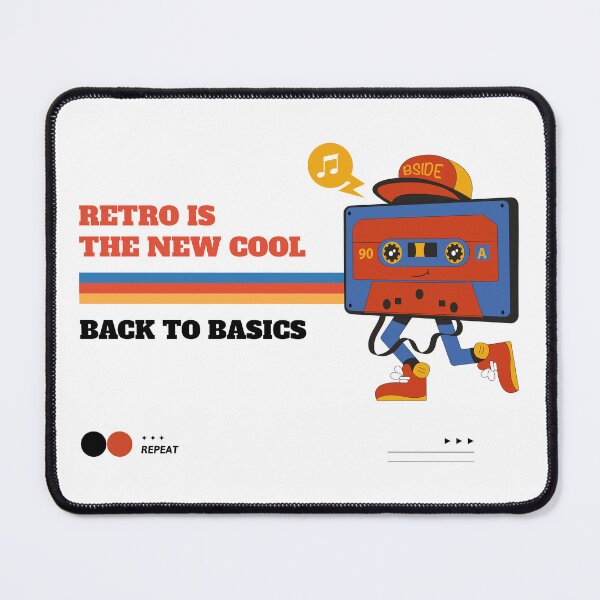 Item preview, Retro Is The New Cool Back To Basics Cassette T-Shirt designed and sold by FreshFitsForYou.
