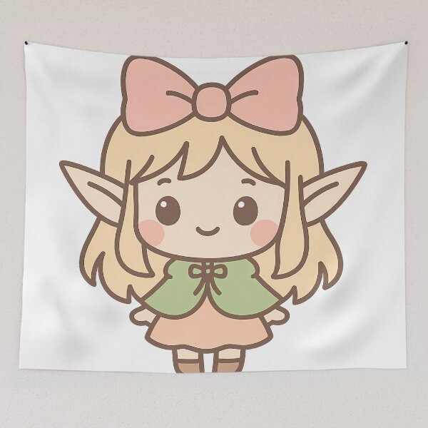 Item preview, Chibi Elf Kawaii designed and sold by kyokugen.
