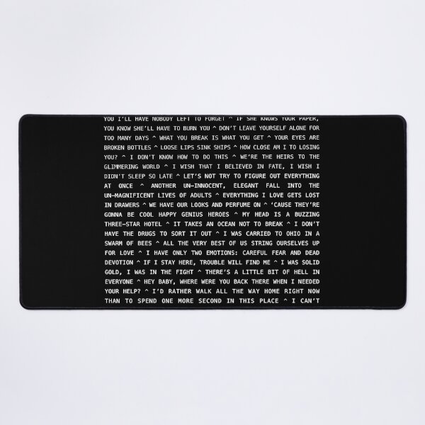 Item preview,  The National - Fave Lines designed and sold by CHARLONISKANE.