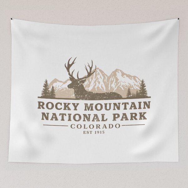 Item preview, Rocky Mountain National Park - Colorado designed and sold by GoodOldVintage.