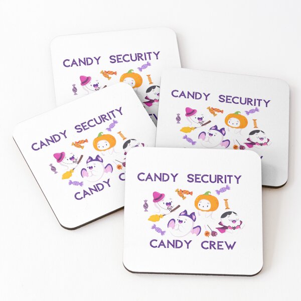 Item preview, Candy Security Candy Crew | Funny Halloween Ghosts & Trick or Treat Design designed and sold by luckyhue.