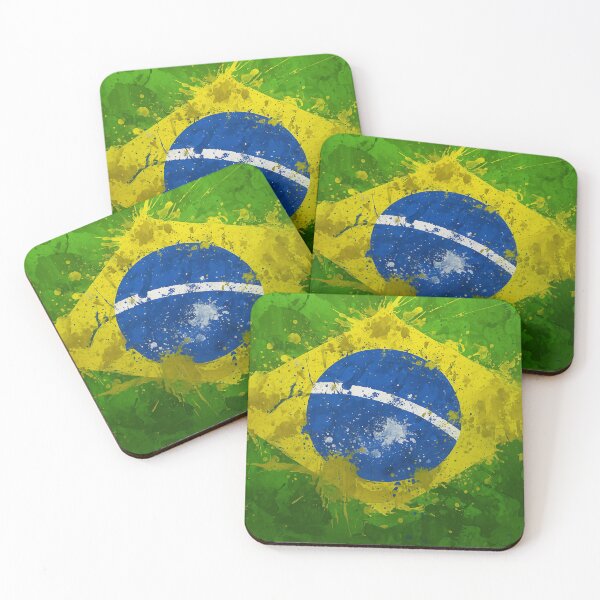 Item preview, Splattered Brazil designed and sold by Kaleidoscope Print.