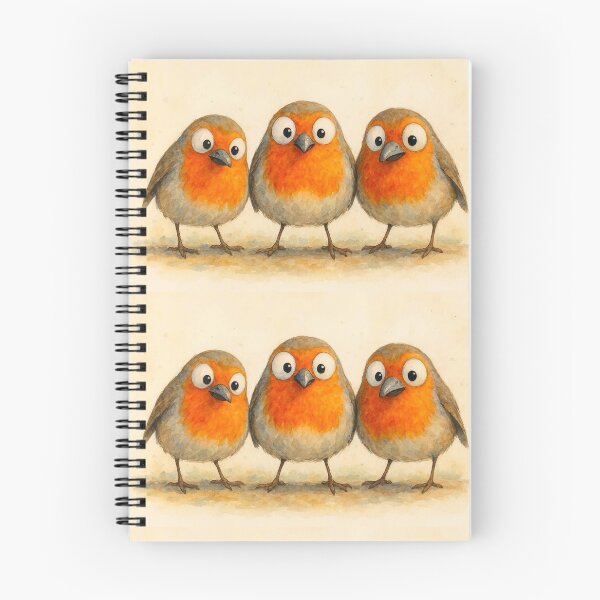 Item preview, Gorgeous Robins ' We 3 RoBiNS ' BY SHiRLeY MacARTHuR designed and sold by Shirley MacArthur Art.