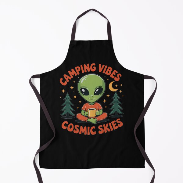 Item preview, Camping Vibes Cosmic Skies Alien Coffee designed and sold by ngosis.