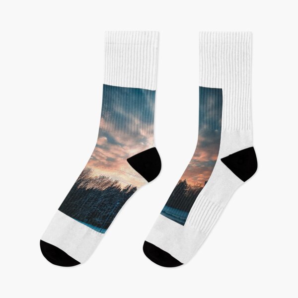 Item preview, Cold Winter Sunset designed and sold by Nertfel-Art.