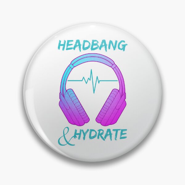 Artikelvorschau, Kopfhörer | Headbangen und hydratisieren entworfen und verkauft von ObsidianDaz.