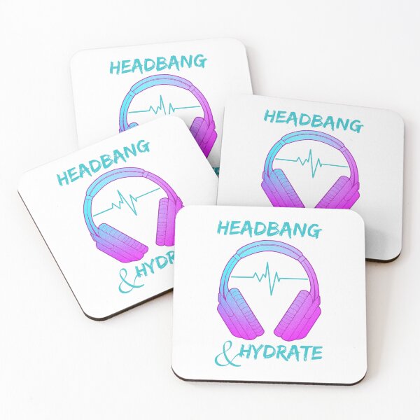 Item preview, Headphones | Headbang And Hydrate designed and sold by ObsidianDaz.