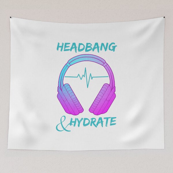 Item preview, Headphones | Headbang And Hydrate designed and sold by ObsidianDaz.