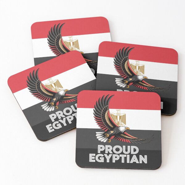 Item preview, Modern Geometric Egyptian Eagle — Proud Egyptian Patriotic Art designed and sold by Timeless Design.