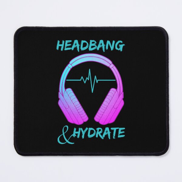 Item preview, Headphones | Headbang And Hydrate designed and sold by ObsidianDaz.