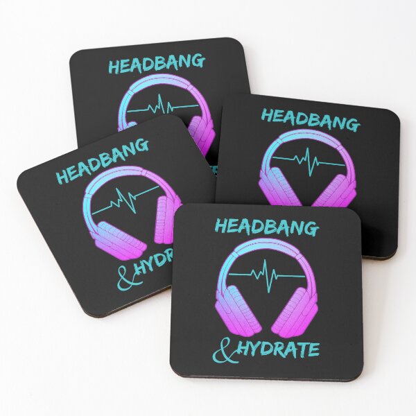 Item preview, Headphones | Headbang And Hydrate designed and sold by ObsidianDaz.