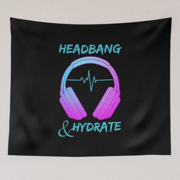 Item preview, Headphones | Headbang And Hydrate designed and sold by ObsidianDaz.