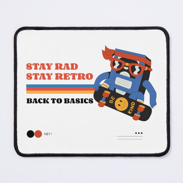 Item preview, Stay Rad Stay Retro Back to Basics T-Shirt designed and sold by FreshFitsForYou.