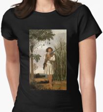 HD Mulatto man with gun and sword, by Albert Eckhout (4 of 8) HIGH DEFINITION Women's Fitted T-Shirt