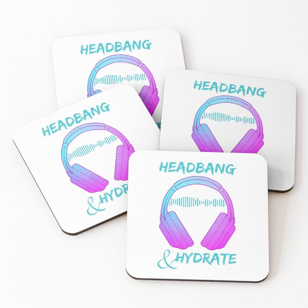 Item preview, Headphones | Headbang And Hydrate designed and sold by ObsidianDaz.