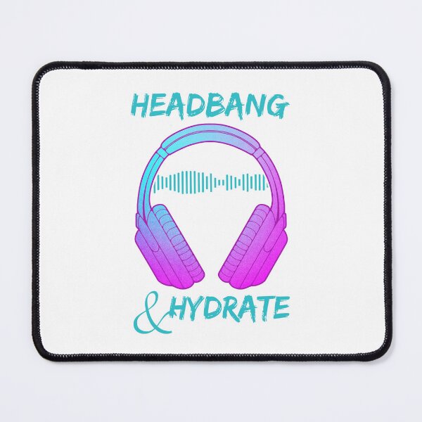 Item preview, Headphones | Headbang And Hydrate designed and sold by ObsidianDaz.