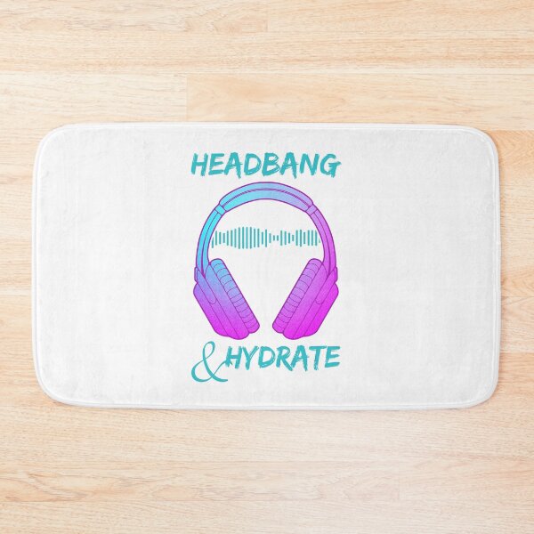 Item preview, Headphones | Headbang And Hydrate designed and sold by ObsidianDaz.
