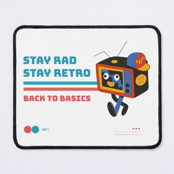 Item preview, Stay Rad Stay Retro Back To Basics Television T-Shirt designed and sold by FreshFitsForYou.