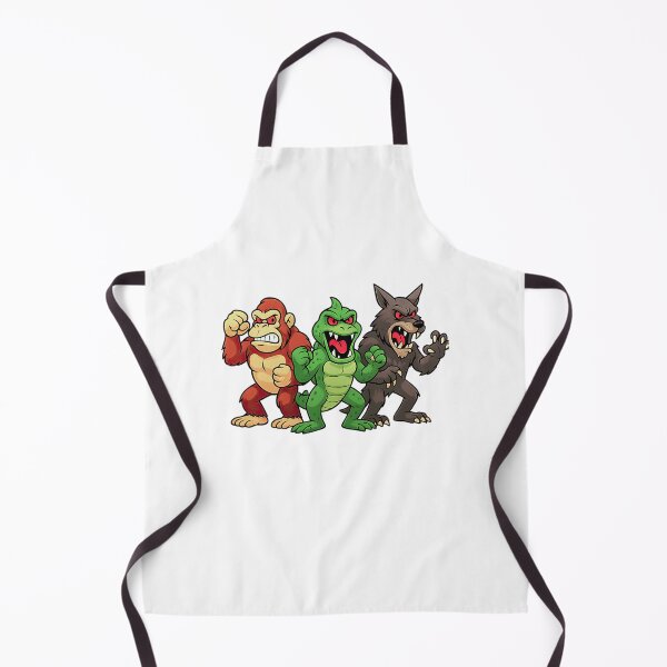 Item preview, Rampage Retro Game Artwork Â€“ George The Gorilla, Lizzie The Lizard & Ralph The Wolf designed and sold by ShopPointLessM.