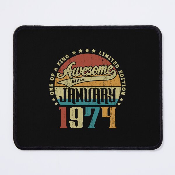 Item preview, Vintage January 1974 One Of A Kind Awesome Since January 1974 47th Birthday Gift 47 Years Old Classi designed and sold by keatnybolho.