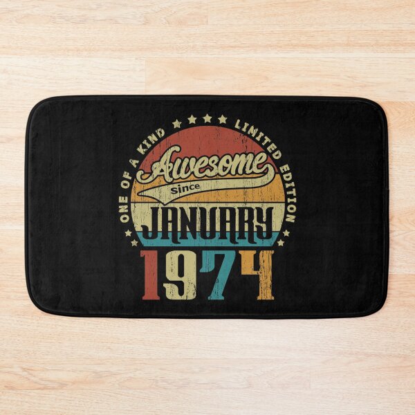 Item preview, Vintage January 1974 One Of A Kind Awesome Since January 1974 47th Birthday Gift 47 Years Old Classi designed and sold by keatnybolho.