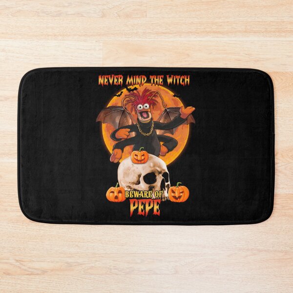 Item preview, Never Mind The Witch Beware Of Pepe Halloween Graphic designed and sold by ButterflyMak.