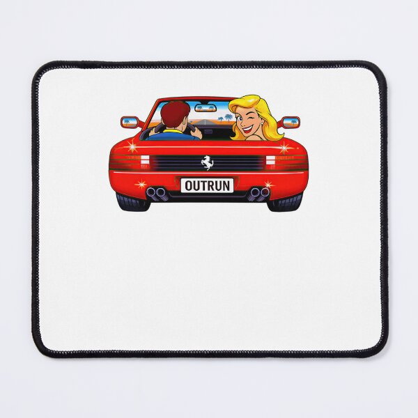 Item preview, Red Sports Car Road Trip Retro Game Artwork designed and sold by ShopPointLessM.