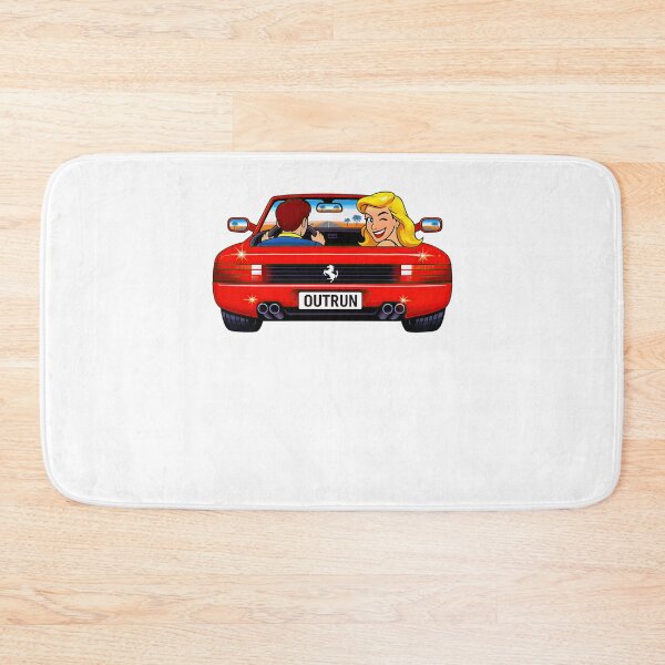 Item preview, Red Sports Car Road Trip Retro Game Artwork designed and sold by ShopPointLessM.