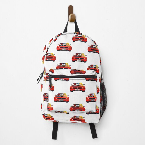 Item preview, Red Sports Car Road Trip Retro Game Artwork designed and sold by ShopPointLessM.
